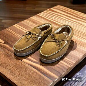 Clarks Men’s Sherman Cinnamon Slipper Indoor Outdoor Shoe Size 10M